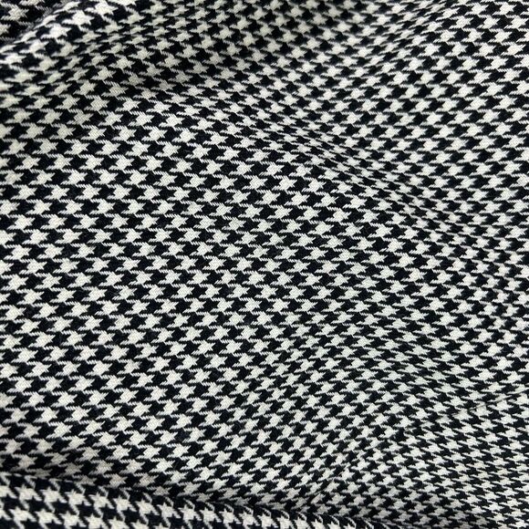 Womens Talbots Vintage Wool Black/White Houndstooth Lined Pants Cuffed Size 12 - Picture 11 of 13